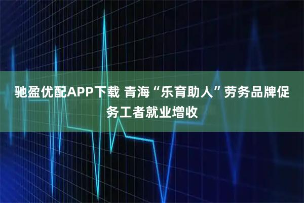 驰盈优配APP下载 青海“乐育助人”劳务品牌促务工者就业增收