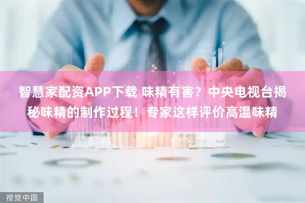 智慧家配资APP下载 味精有害？中央电视台揭秘味精的制作过程！专家这样评价高温味精